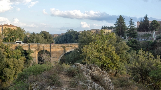 Ponte Clementino di Civita Castellana dal Castellaccio